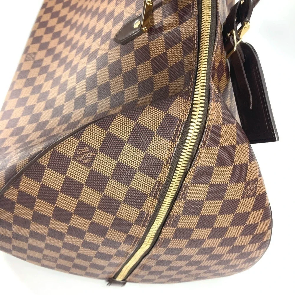 LOUIS VUITTON Brown Damier Canvas Boston Bag